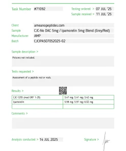 CJC-no DAC / Ipamorelin Blend 5mg/5mg