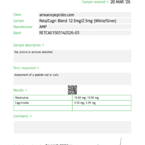 Reta/Cagri Blend – 12.5mg/2.5mg