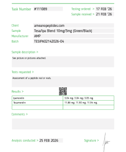Tesamorelin / Ipamorelin Blend – 10mg/3mg