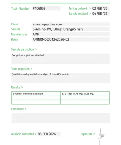 5-Amino 1mq – 50mg