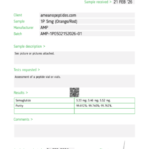 AMP-1P 5mg (GLP-1SG)
