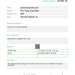 TB-500 (Thymosin Beta-4) 10mg
