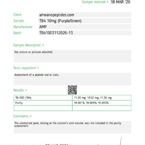 TB-500 (Thymosin Beta-4) 10mg