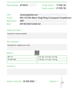 BPC-157 / TB4 Blend 10mg/10mg